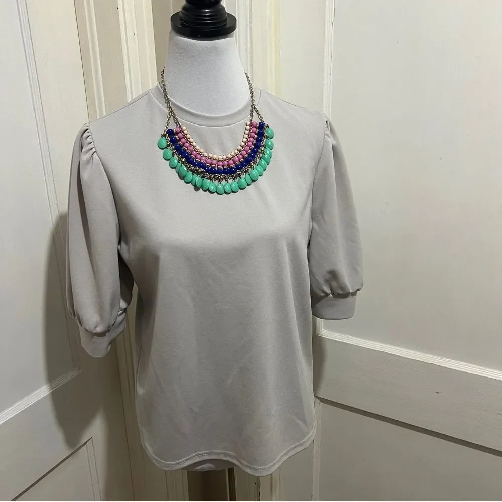 New without Tags! Elegant Gray Women's Top Women's Large